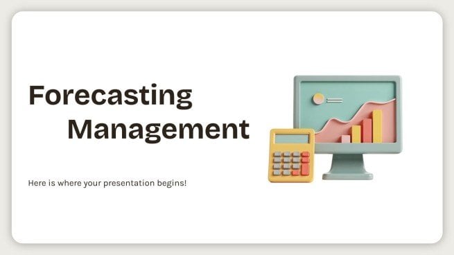 Plantilla de presentación Gestión de pronósticos