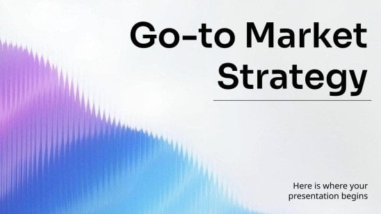 Go-to Market Strategy presentation template 