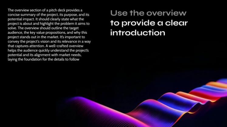Technology Pitch Deck presentation template 