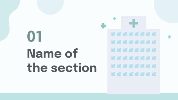 파스텔 팔레트 의사 테마 프레젠테이션 템플릿