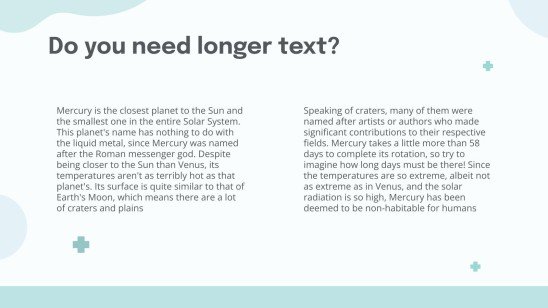 파스텔 팔레트 의사 테마 프레젠테이션 템플릿