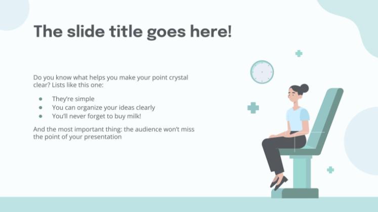 파스텔 팔레트 의사 테마 프레젠테이션 템플릿