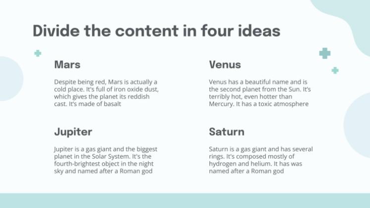 파스텔 팔레트 의사 테마 프레젠테이션 템플릿