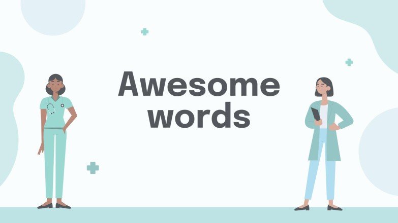 파스텔 팔레트 의사 테마 프레젠테이션 템플릿