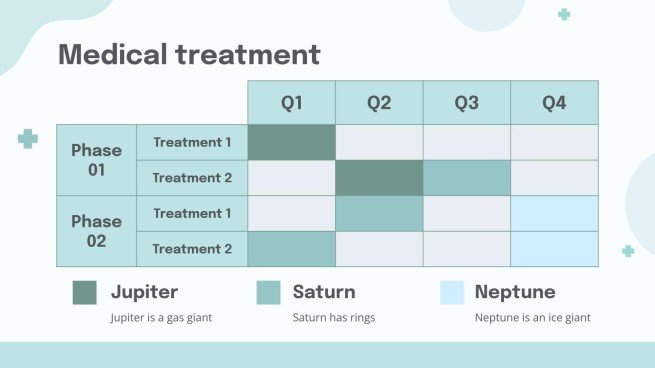 파스텔 팔레트 의사 테마 프레젠테이션 템플릿