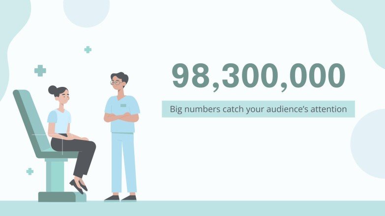 파스텔 팔레트 의사 테마 프레젠테이션 템플릿