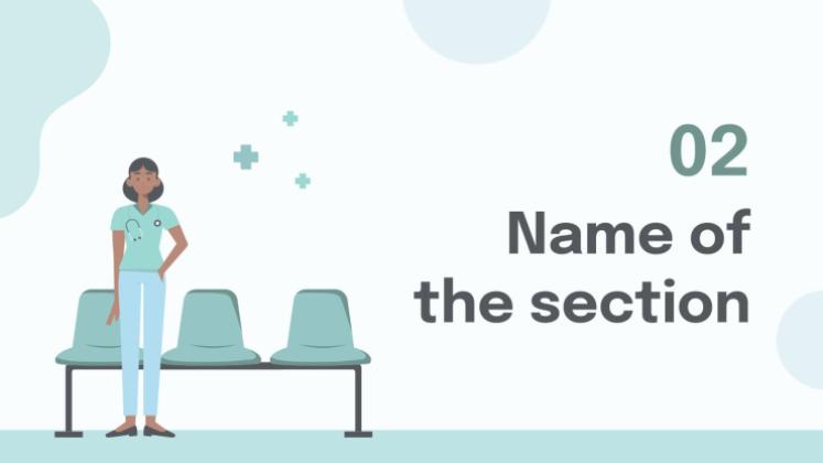 파스텔 팔레트 의사 테마 프레젠테이션 템플릿