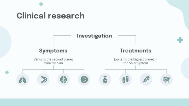 파스텔 팔레트 의사 테마 프레젠테이션 템플릿