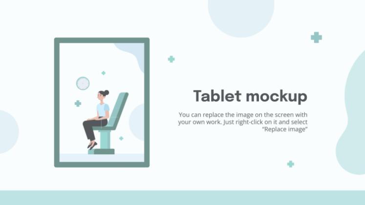 파스텔 팔레트 의사 테마 프레젠테이션 템플릿