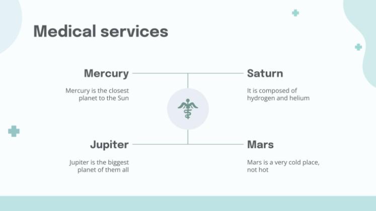 파스텔 팔레트 의사 테마 프레젠테이션 템플릿