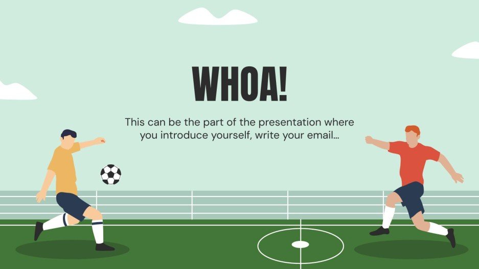 Soccer Slideshow Soccer Theme | Google Slides and PowerPoint