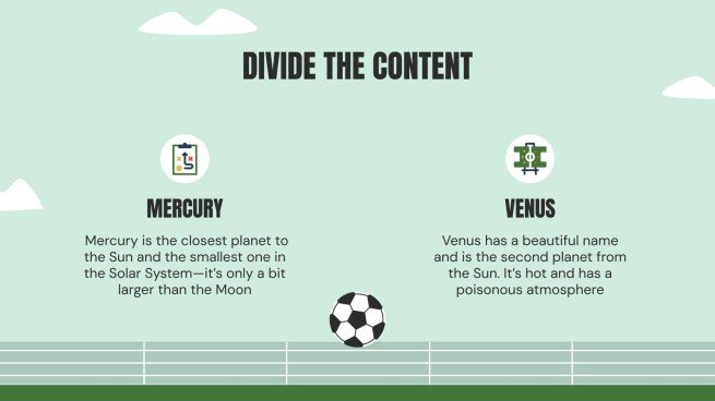Thème du football Modèles de présentation
