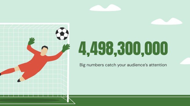 Thème du football Modèles de présentation