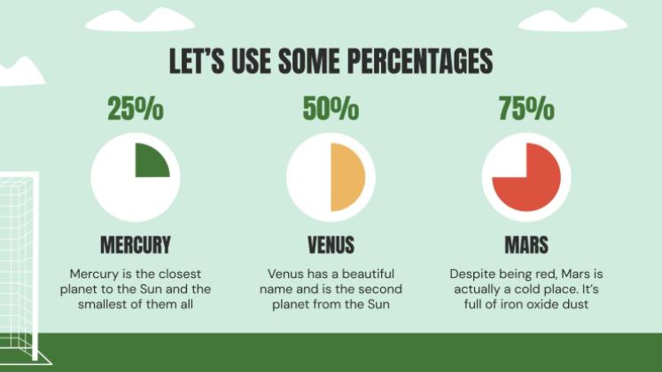 Thème du football Modèles de présentation