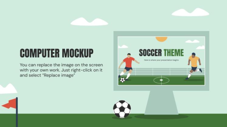 Thème du football Modèles de présentation