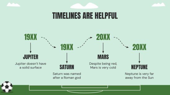 Thème du football Modèles de présentation