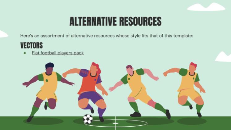 Thème du football Modèles de présentation