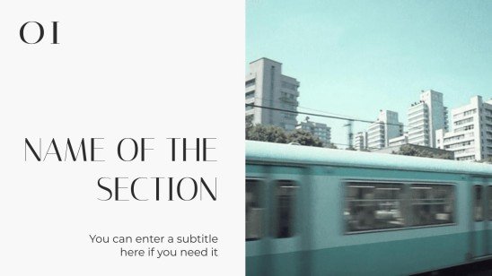 Japanisches Minimaldesign Präsentationsvorlage