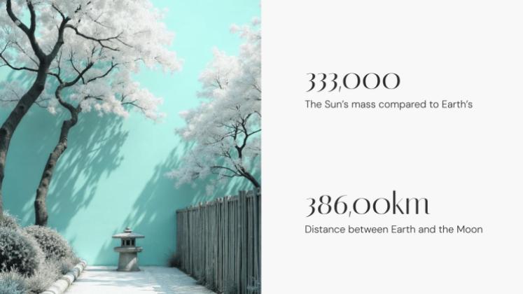 Japanisches Minimaldesign Präsentationsvorlage