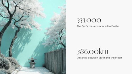 Japanisches Minimaldesign Präsentationsvorlage