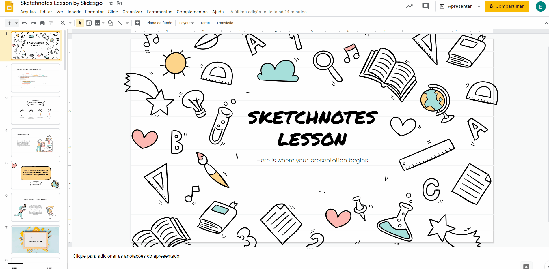 Como inserir GIFs numa apresentação de slides do Google Slides - Tutorial