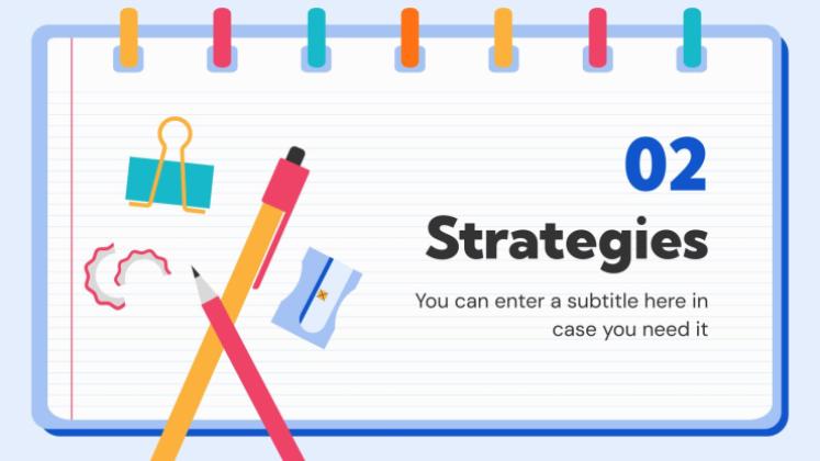 Stratégies d'étude des textes Modèles de présentation