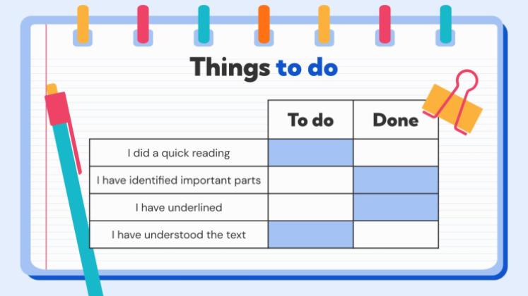 Stratégies d'étude des textes Modèles de présentation