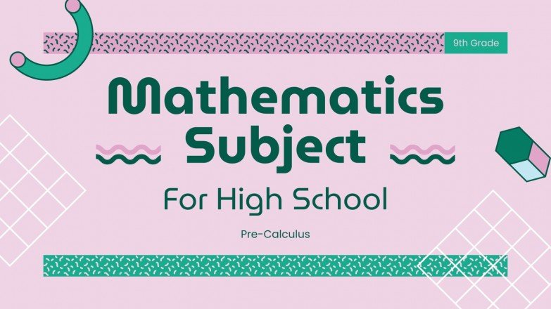 Plantillas gratis de Matemáticas para Google Slides y PowerPoint