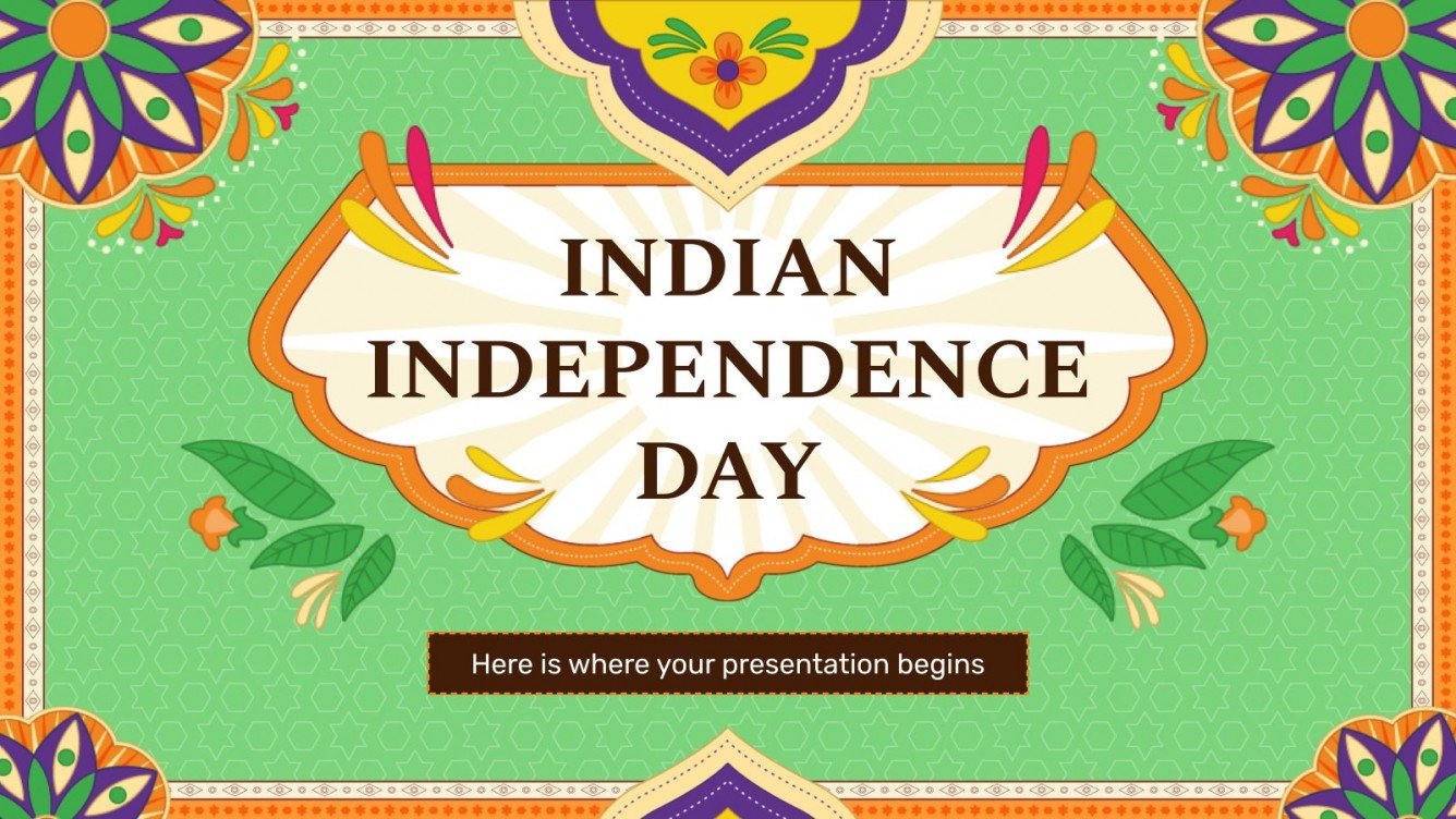 Indian Independence Day Google Slides PowerPoint Template