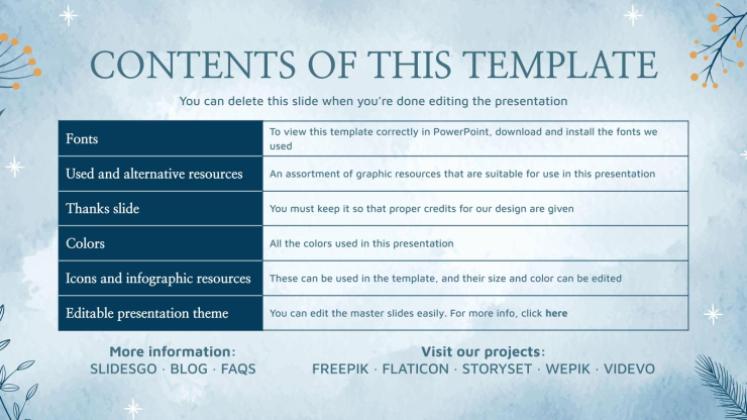 Plantilla de presentación Fondos del país de las maravillas invernal para reuniones