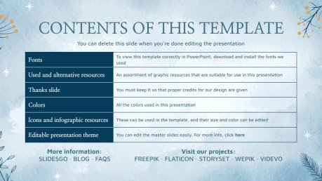 Plantilla de presentación Fondos del país de las maravillas invernal para reuniones