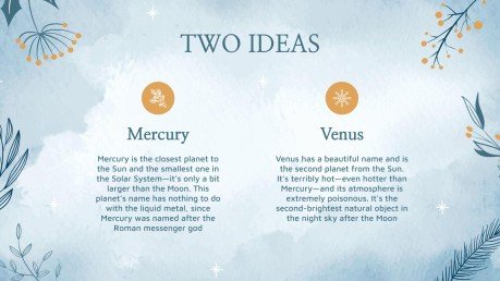 Plantilla de presentación Fondos del país de las maravillas invernal para reuniones