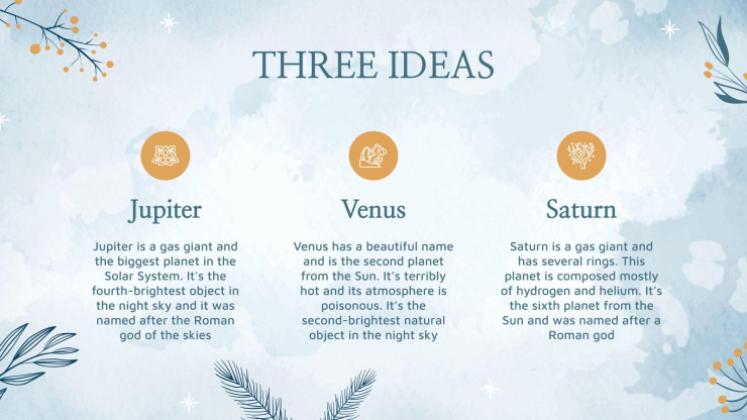 Plantilla de presentación Fondos del país de las maravillas invernal para reuniones