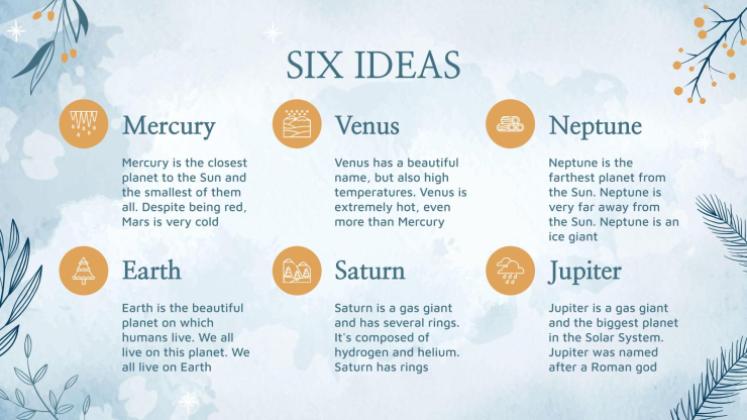 Plantilla de presentación Fondos del país de las maravillas invernal para reuniones