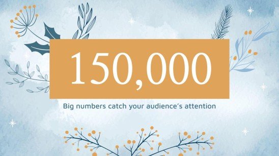 Plantilla de presentación Fondos del país de las maravillas invernal para reuniones