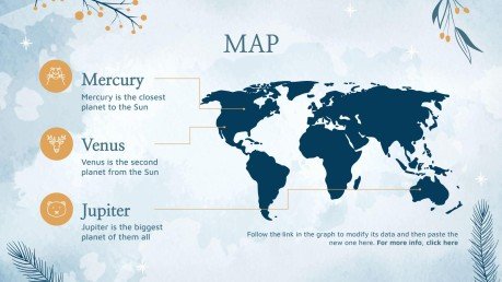 Plantilla de presentación Fondos del país de las maravillas invernal para reuniones