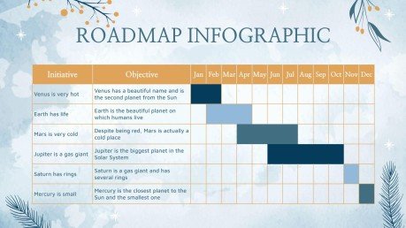 Plantilla de presentación Fondos del país de las maravillas invernal para reuniones