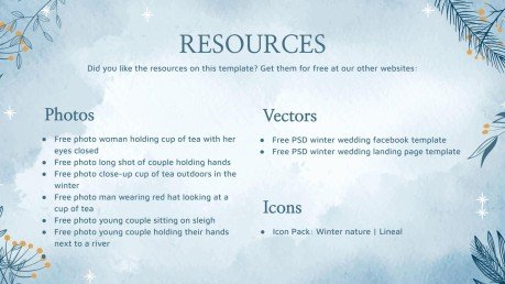 Plantilla de presentación Fondos del país de las maravillas invernal para reuniones