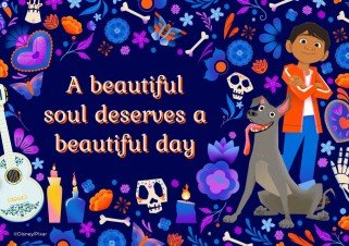 Plantilla de presentación Tarjeta de Coco