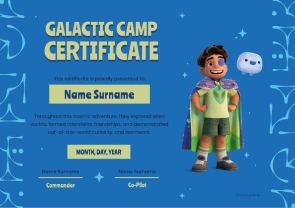 Modelo de apresentação Certificado de Elio