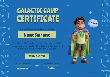 Modelo de apresentação Certificado de Elio