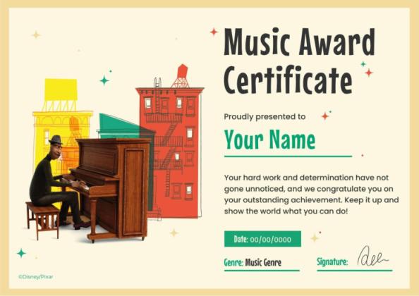 Modelo de apresentação Certificado de Soul