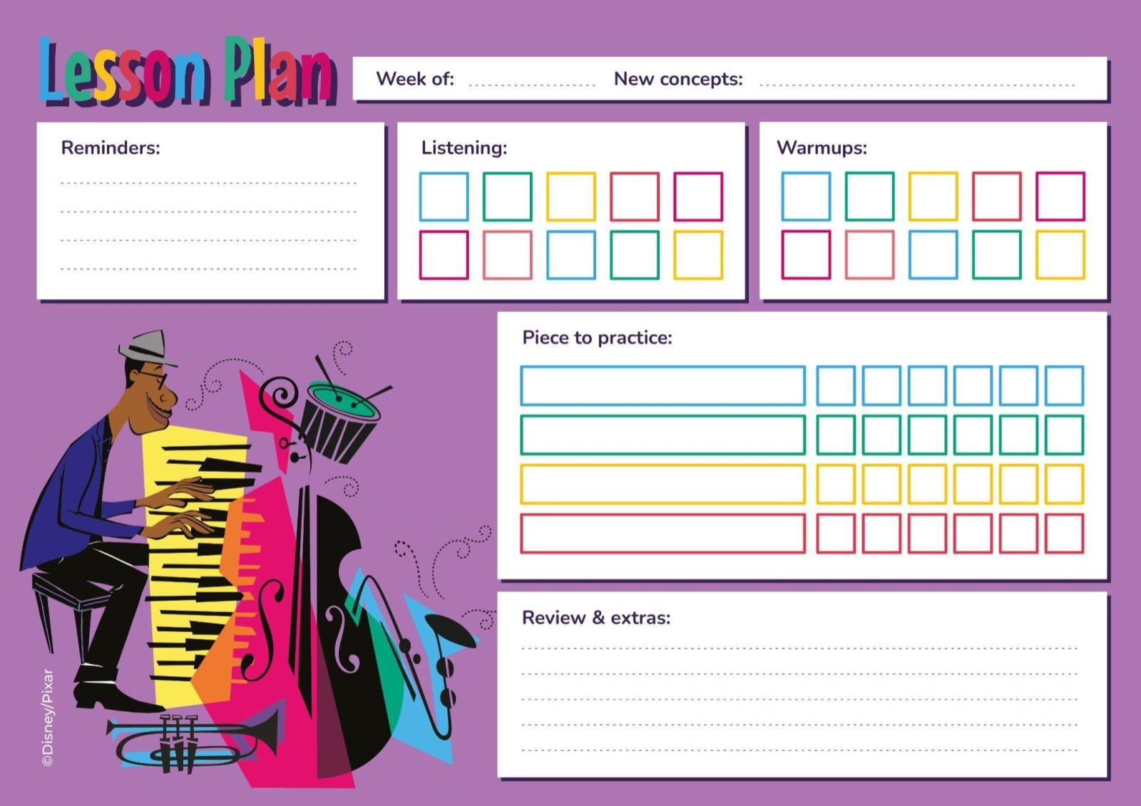 Soul Music Lesson Plan presentation template 