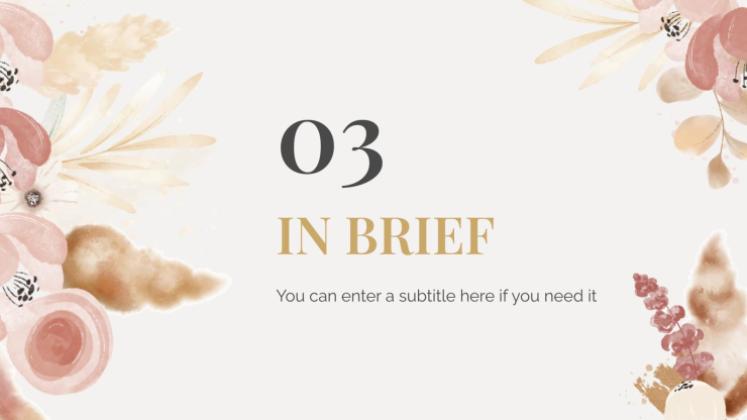 Newsletter d'une marque de bijoux Modèles de présentation
