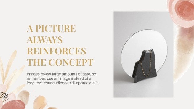 Newsletter d'une marque de bijoux Modèles de présentation