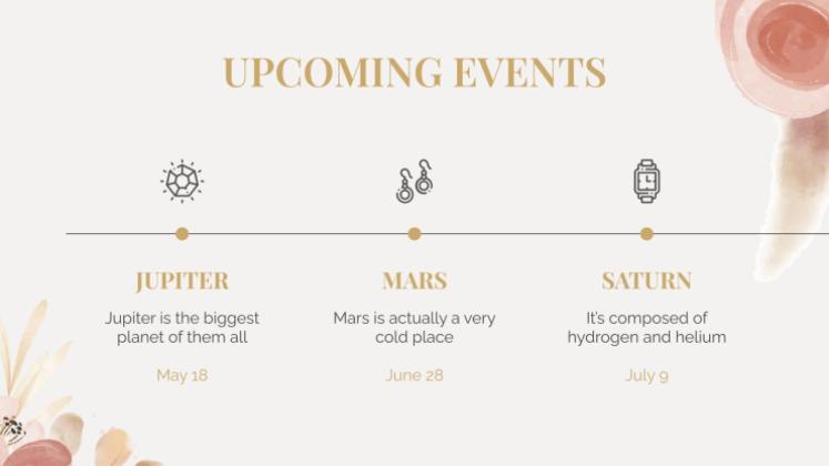 Newsletter d'une marque de bijoux Modèles de présentation