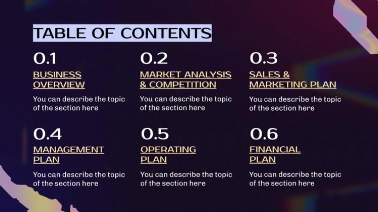 Plantilla de presentación 30 60 90 días - Plan de negocio de ventas
