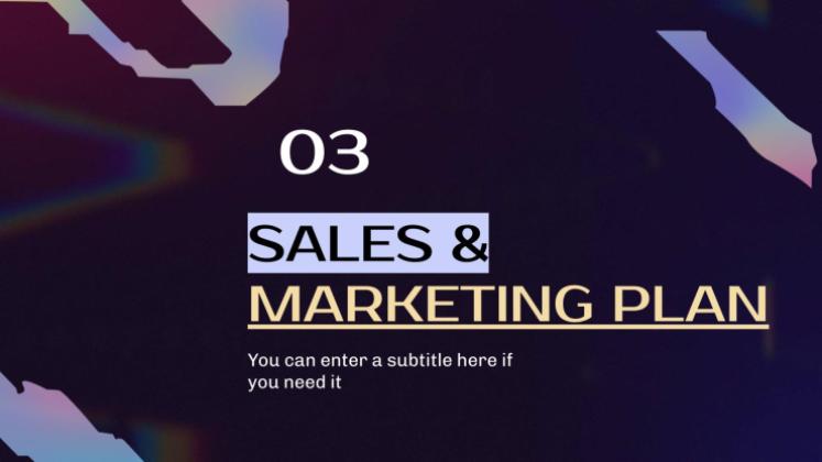 Plantilla de presentación 30 60 90 días - Plan de negocio de ventas