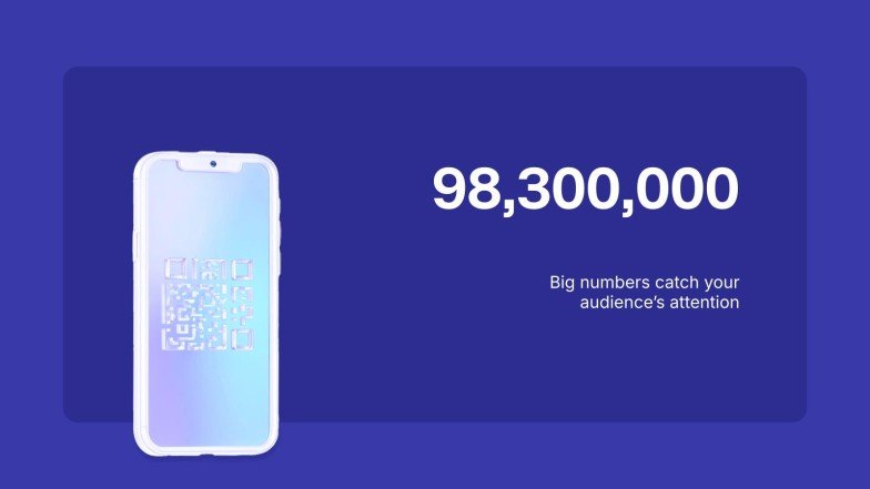 Modelo de apresentação Leitor de QR/código de barras