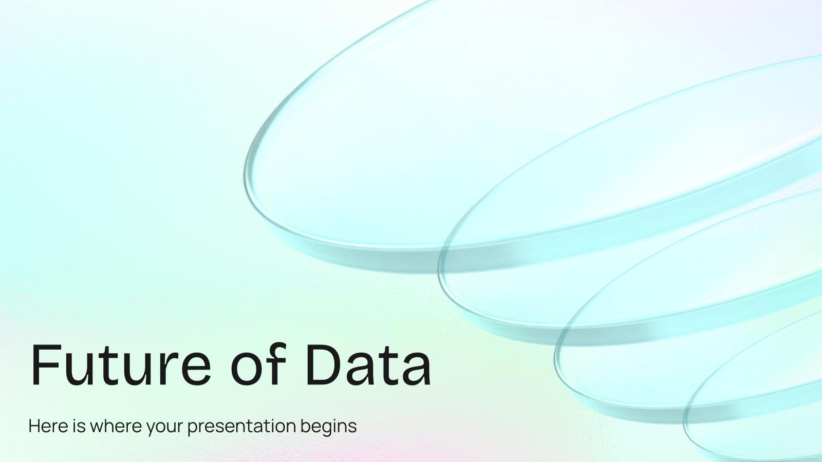 Future of Data presentation template 
